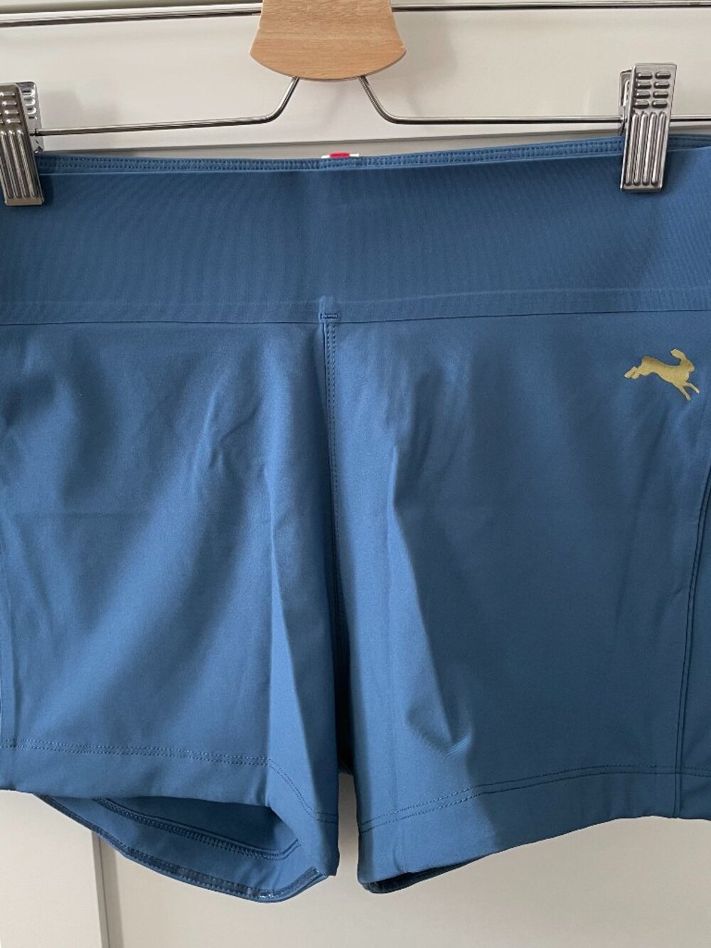 Tracksmith Running 3" Lane Five Short Tights Nylon/Elastane Blue Sz L